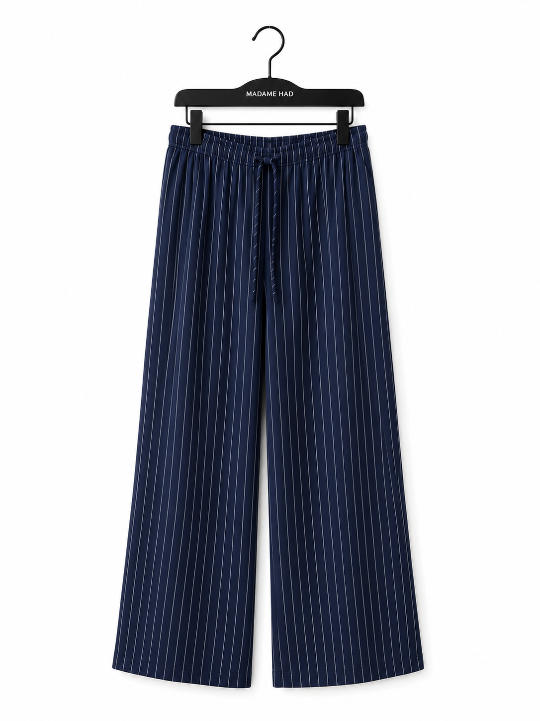 Pantalon rayure | Bleu