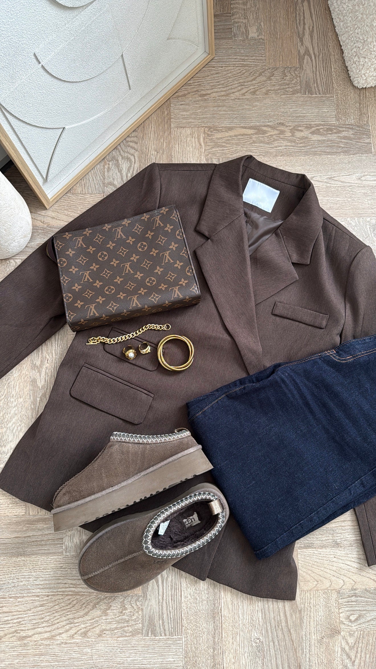 Blazer premium | Marron chiné