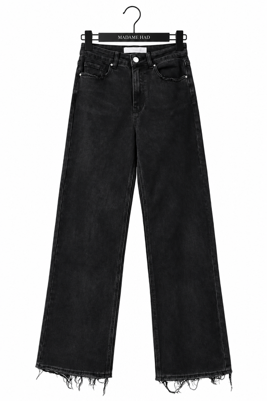 Jeans wide | Noir