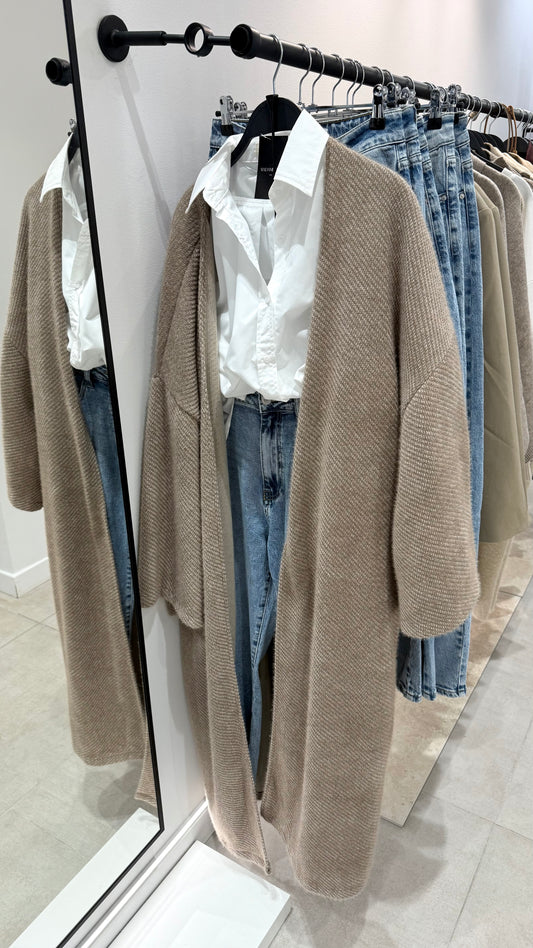 Gilet doux | Taupe