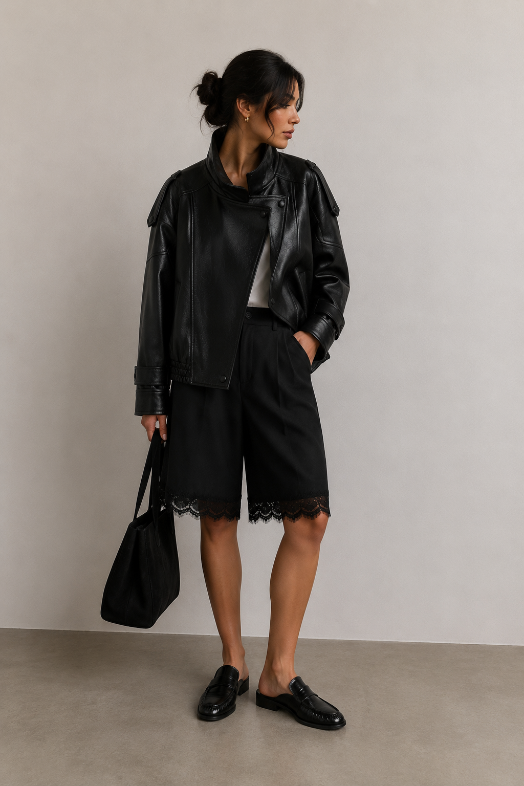 Veste ZARA | Noir