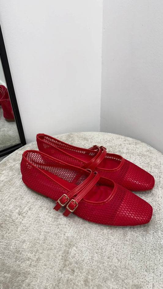 Ballerines | Rouge