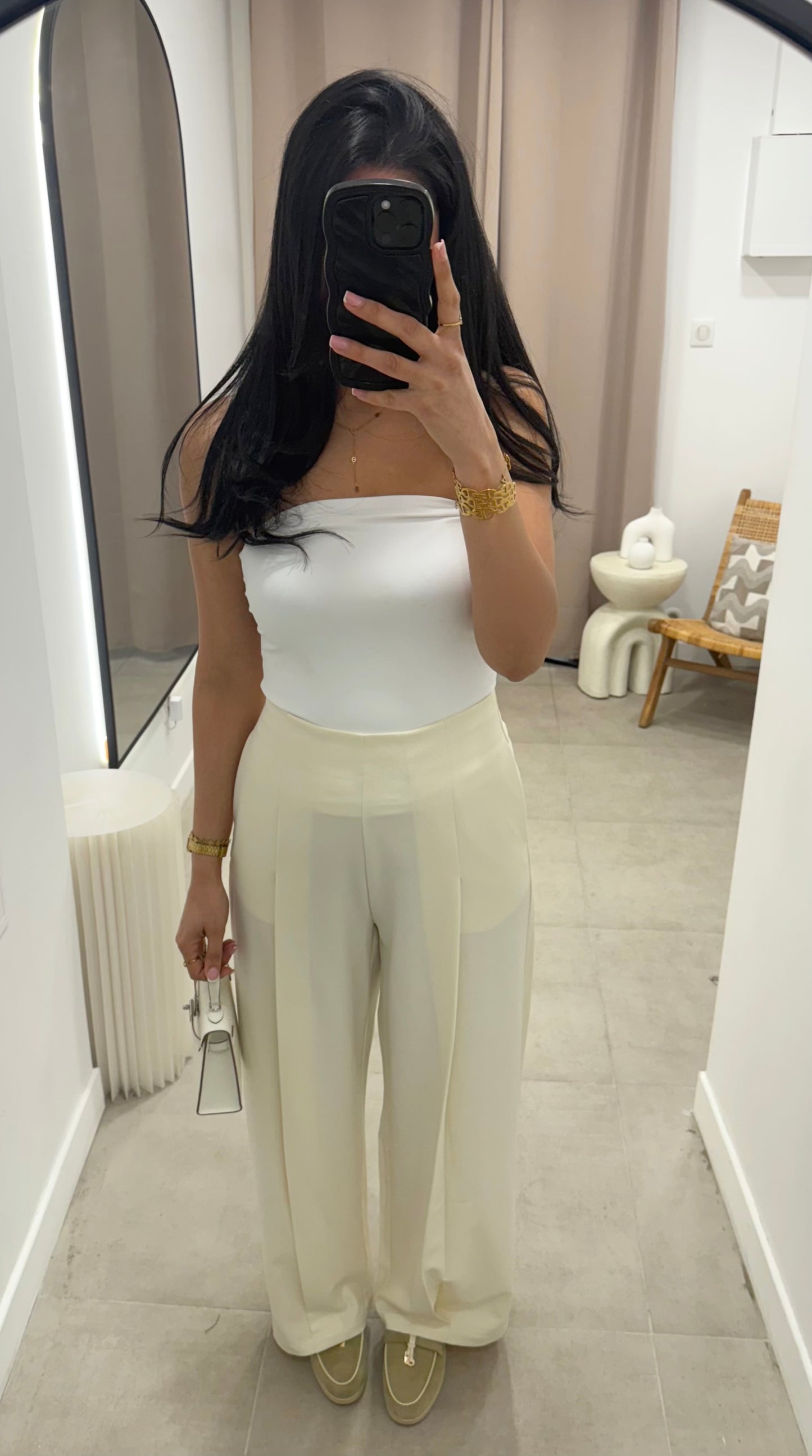 Pantalon LYRA | Écru