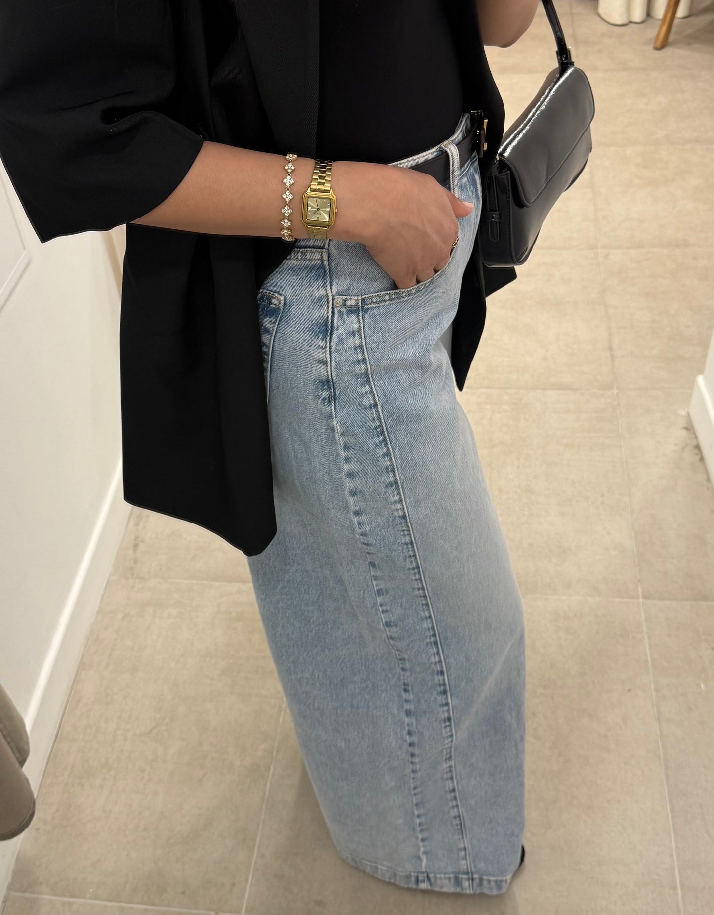 Jeans extra wide | Bleu