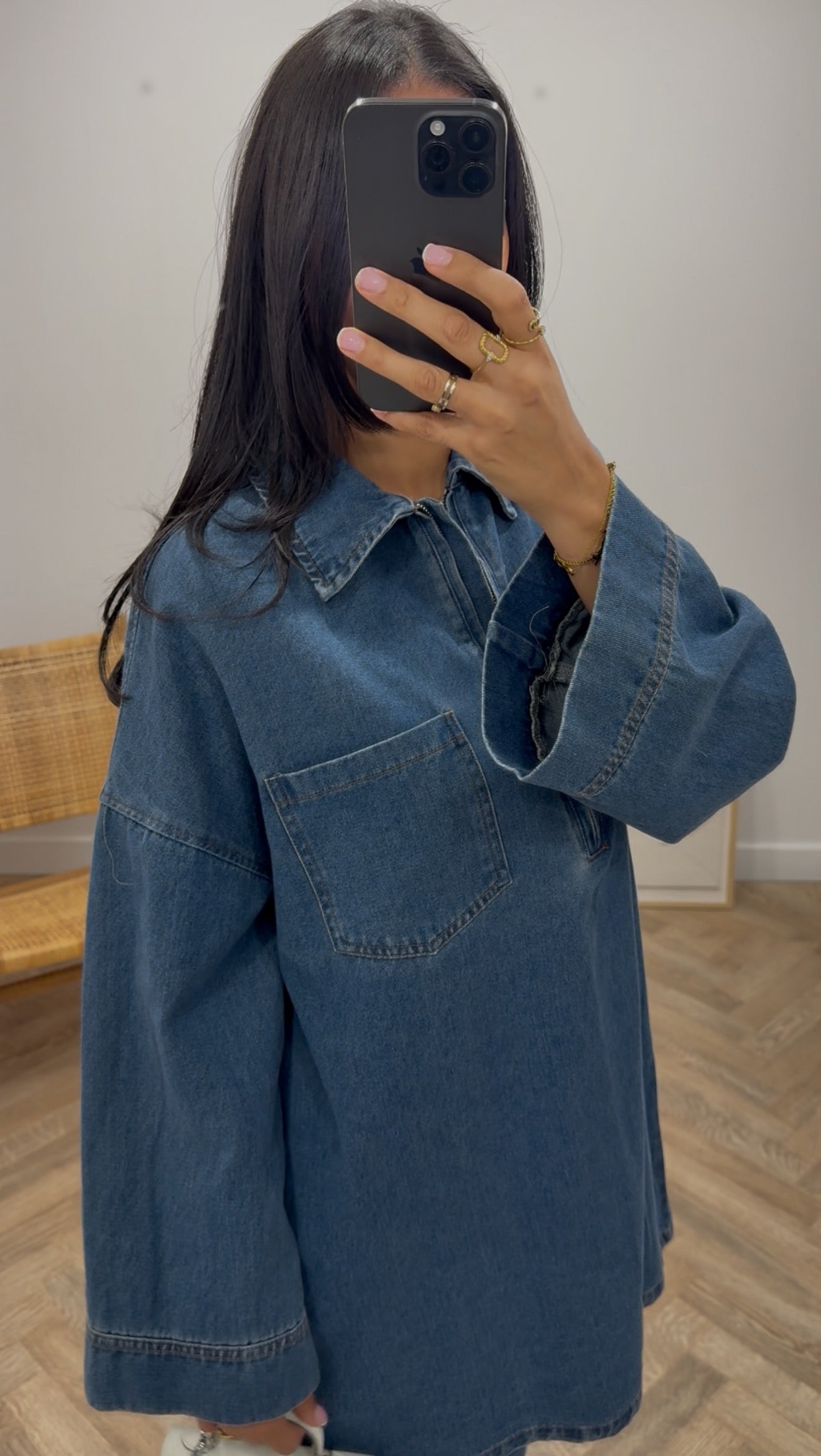 Set denim MASTOUR - bleu brut