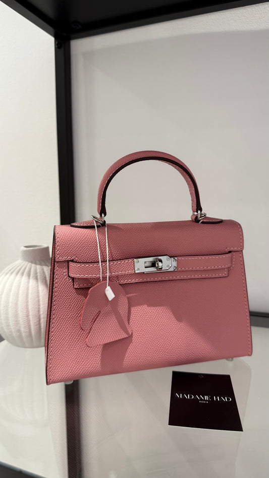 Sac Kelly 19cm - rose
