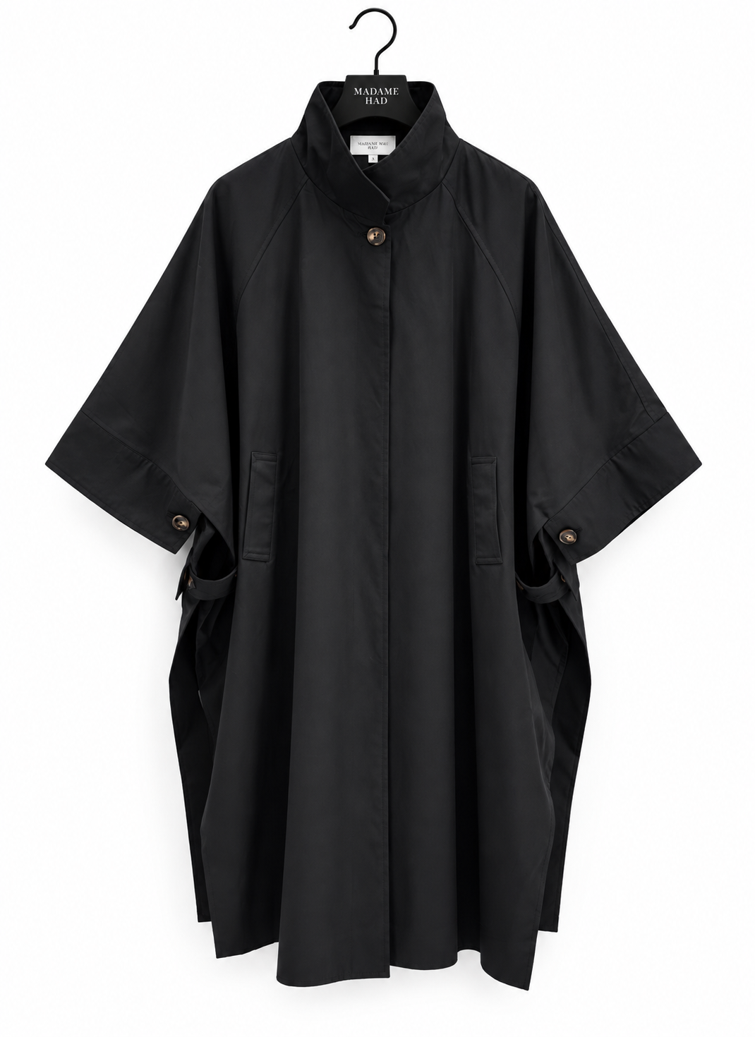 Trench cape long ICON | Noir