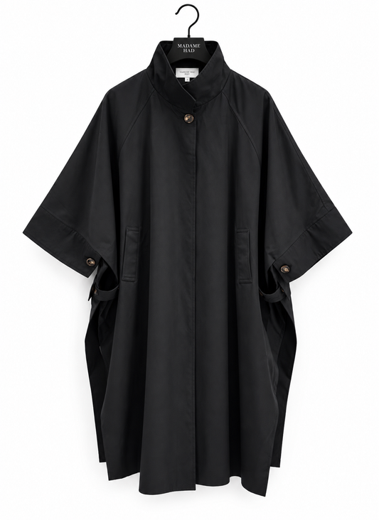 Trench cape long ICON | Noir