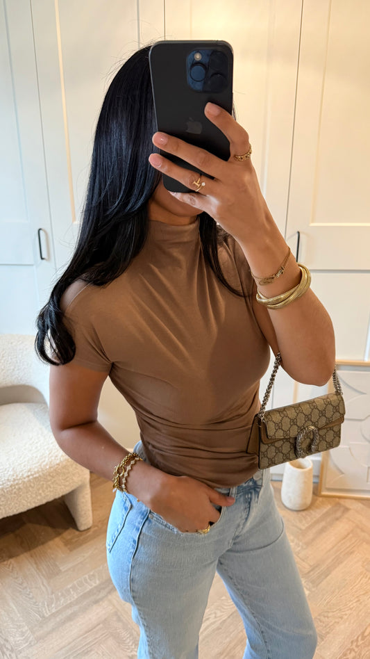 Top basic col montant | Camel