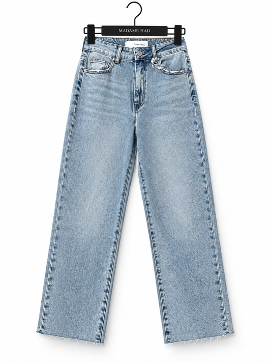 Jeans MOM | Bleu