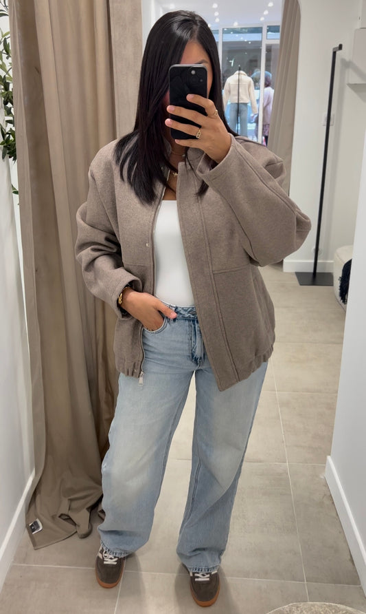 Bomber taupe