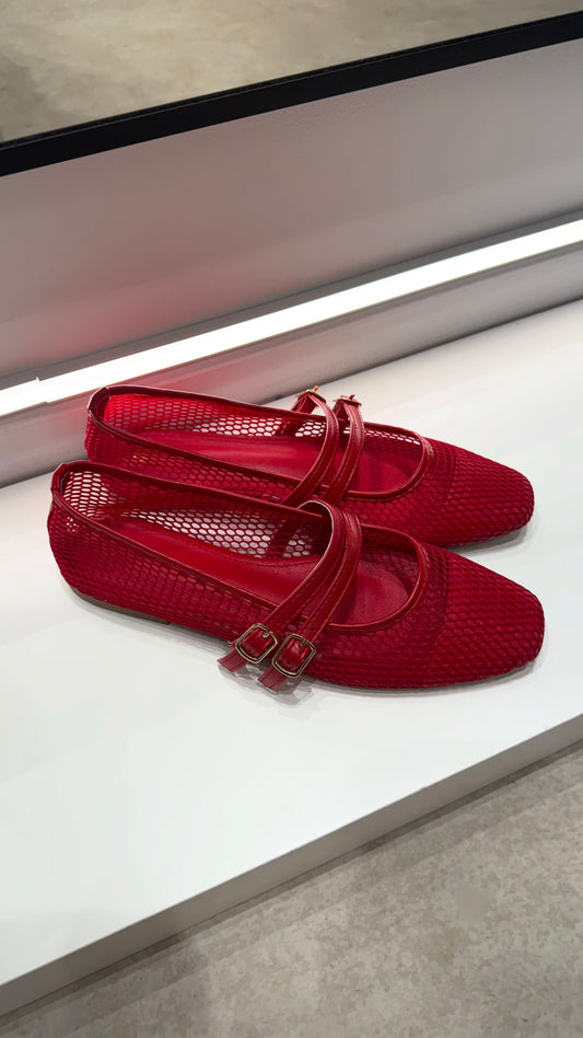 Ballerines | Rouge