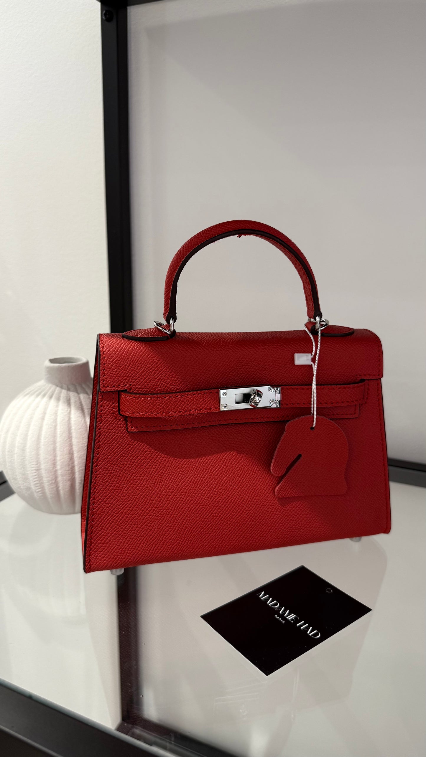 Sac Kelly 19cm - rouge