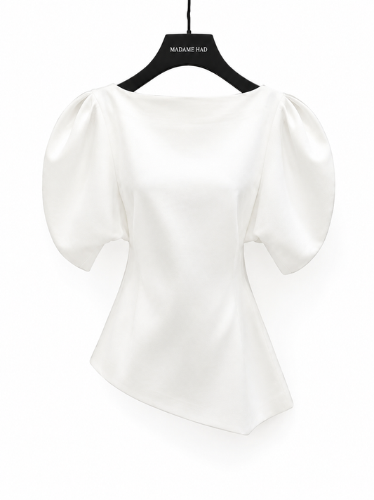 Top asymétrique | Blanc