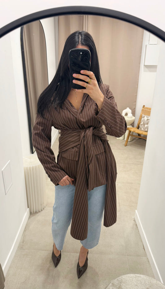 Blazer LAYA | Chocolat
