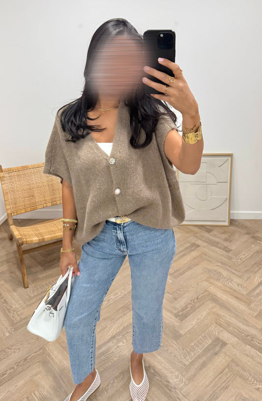 Gilet ALBA [ taupe ]