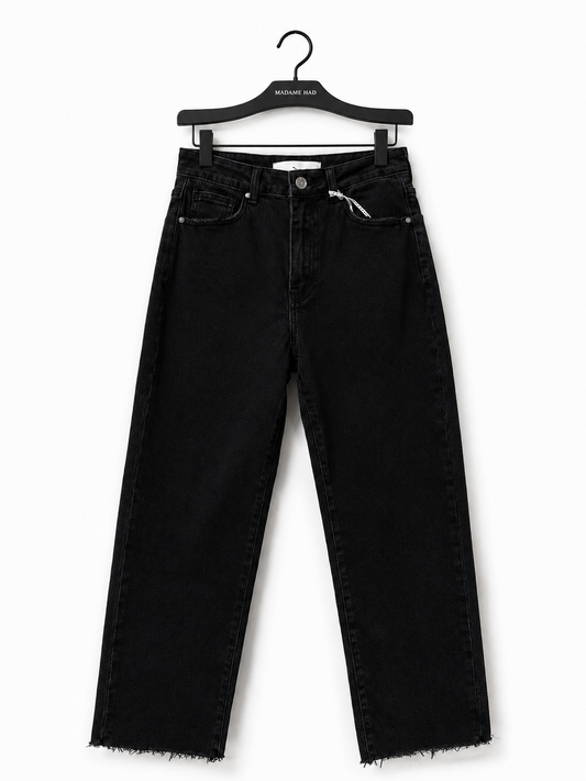 Jeans MOM | Noir
