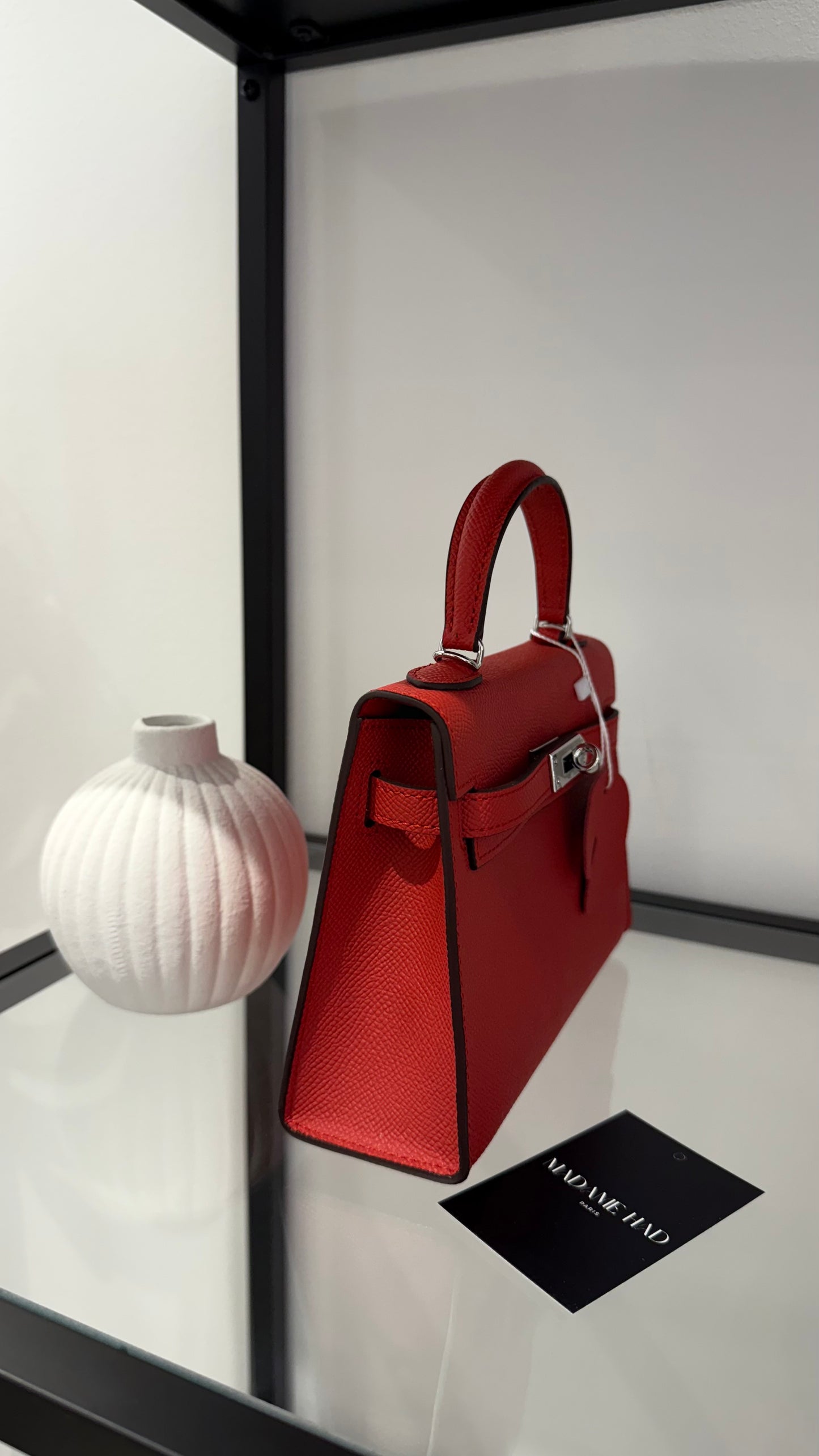 Sac Kelly 19cm - rouge