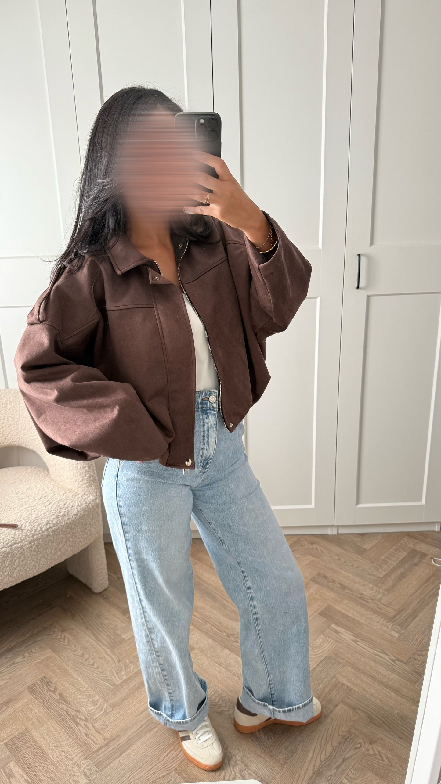 Veste ZARA | Chocolat