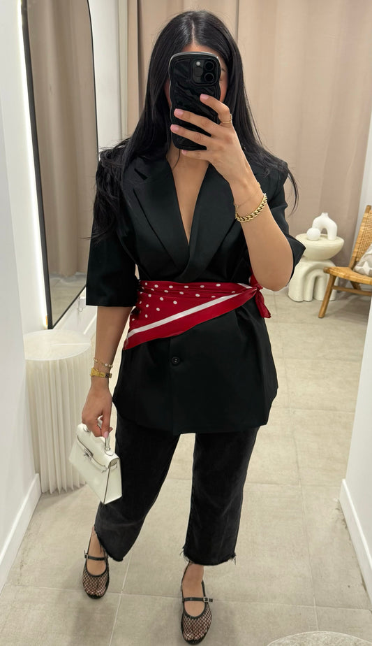 Foulard pois | Rouge
