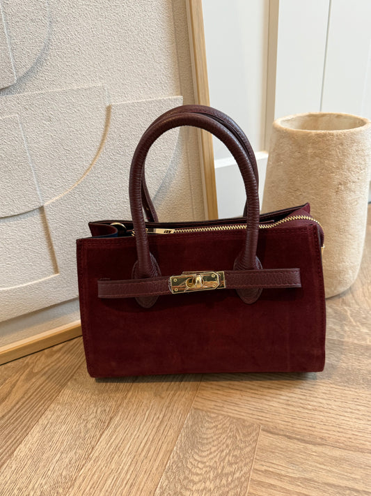 Sac Kaly cuir | Bordeaux