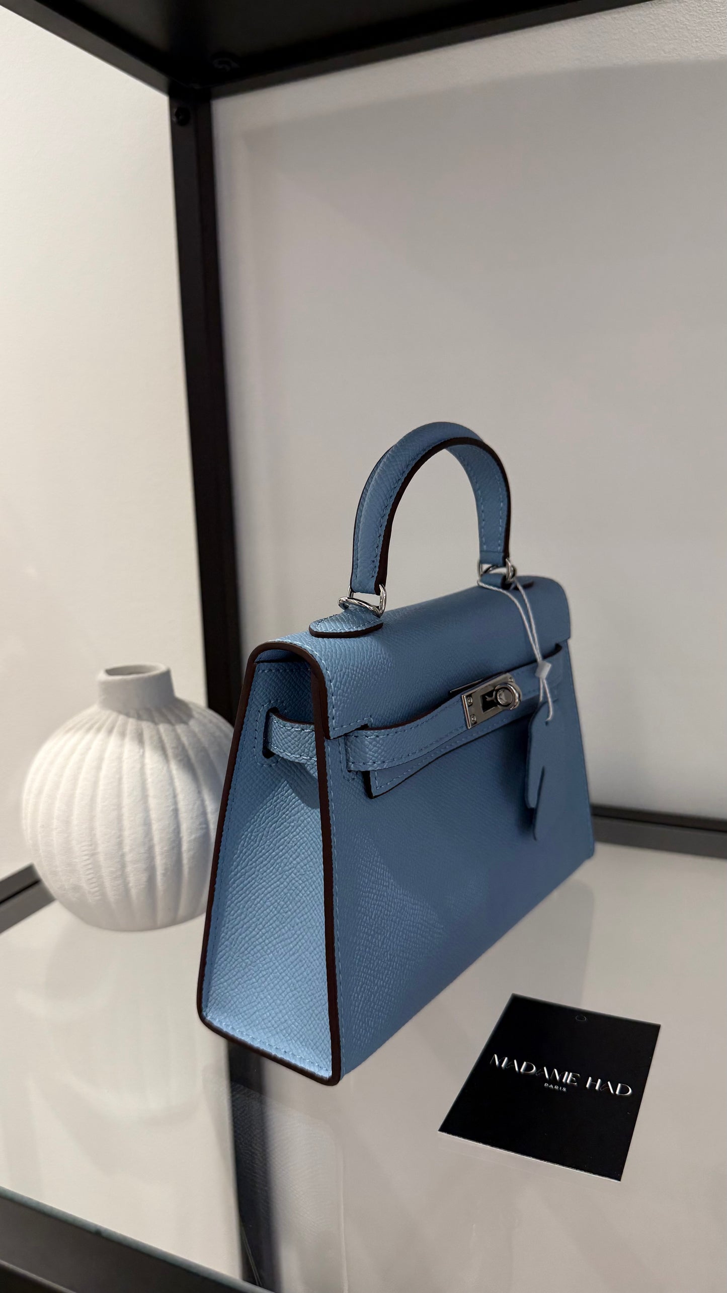 Sac Kelly 19cm - bleu