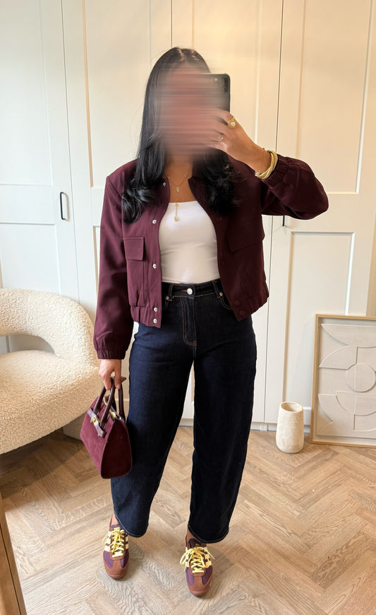 Veste ELYA | Bordeaux prune