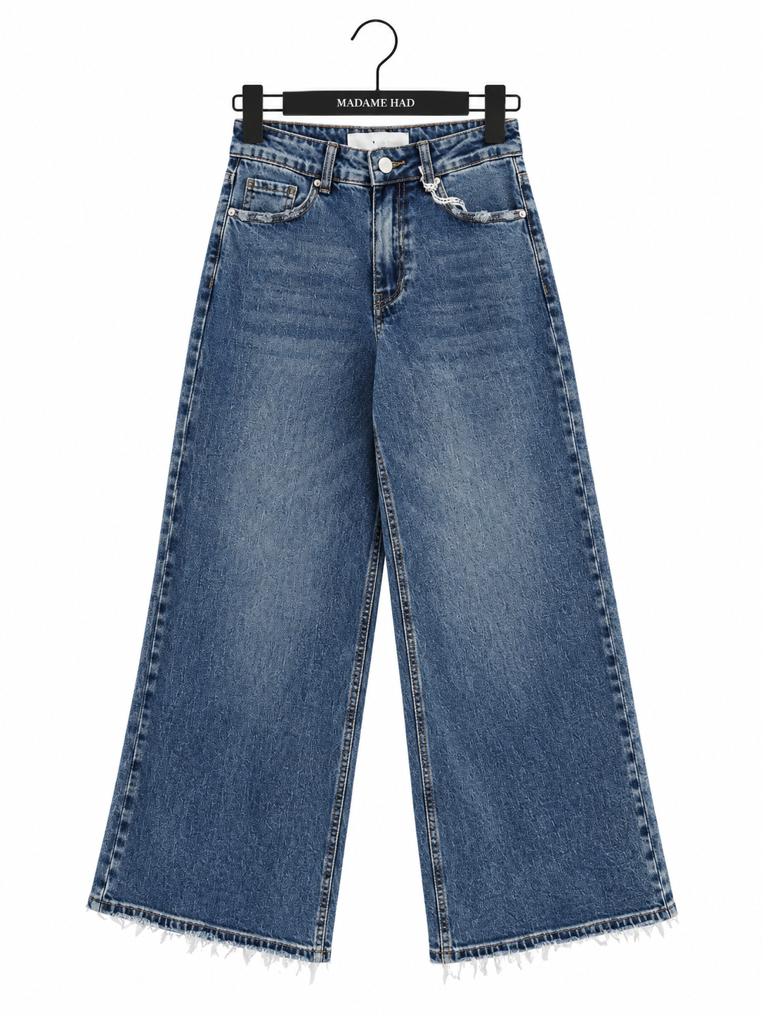 Jeans wide | Bleu foncé