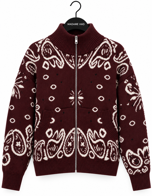 Gilet bandana | Bordeaux