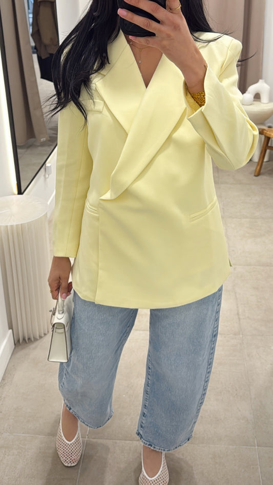 Veste SELINA | Jaune pastel