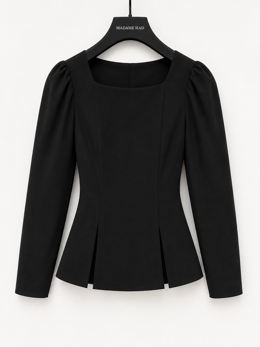 Top cintré | Noir