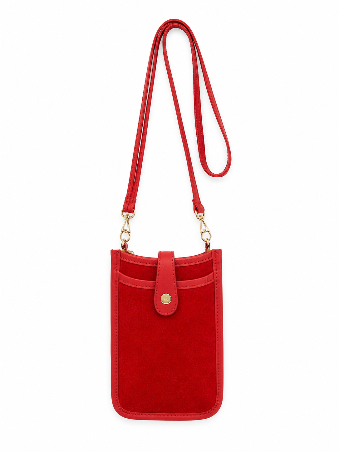 Sac pochette 100% CUIR | Rouge