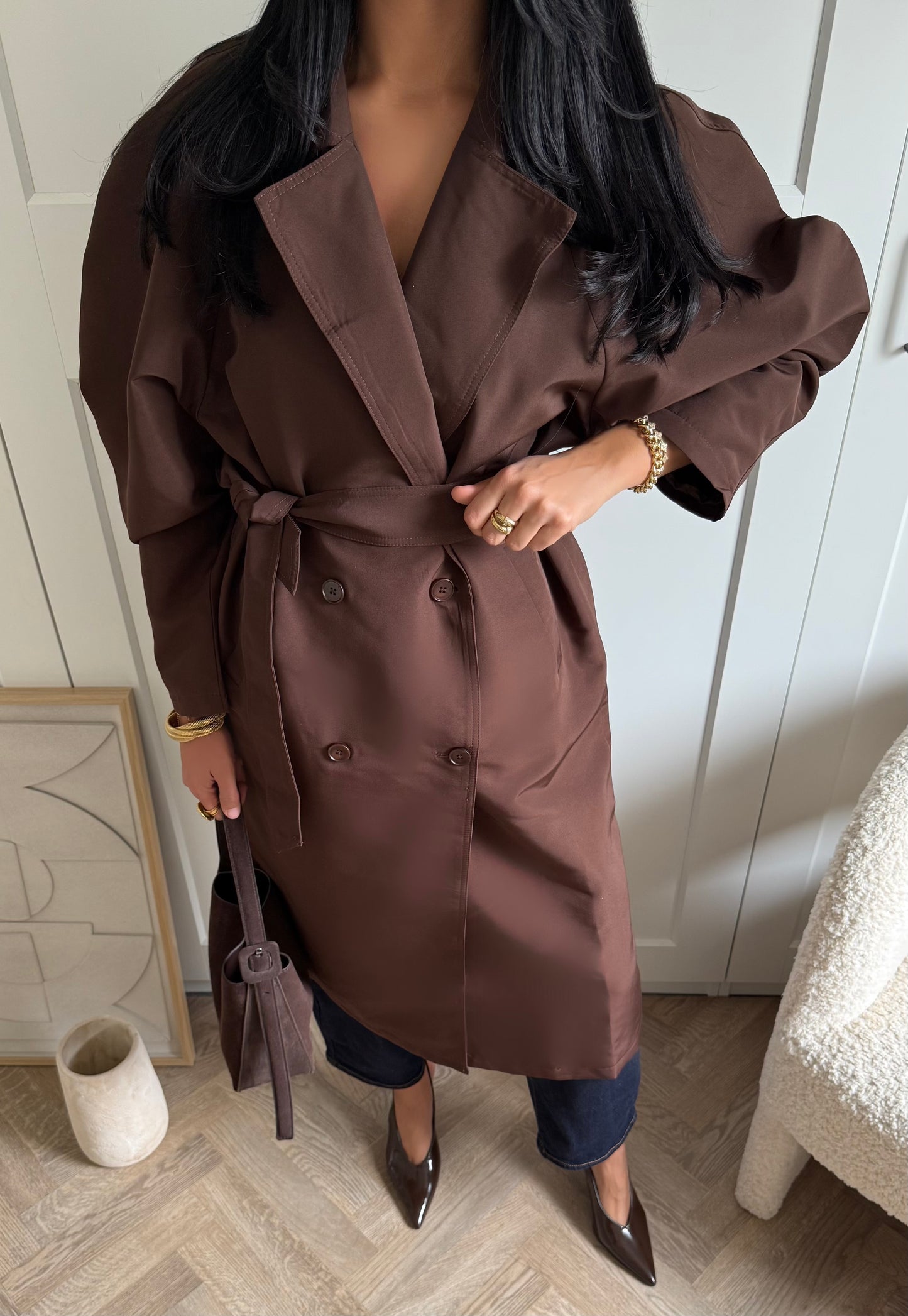 Trench ALMA premium | Chocolat
