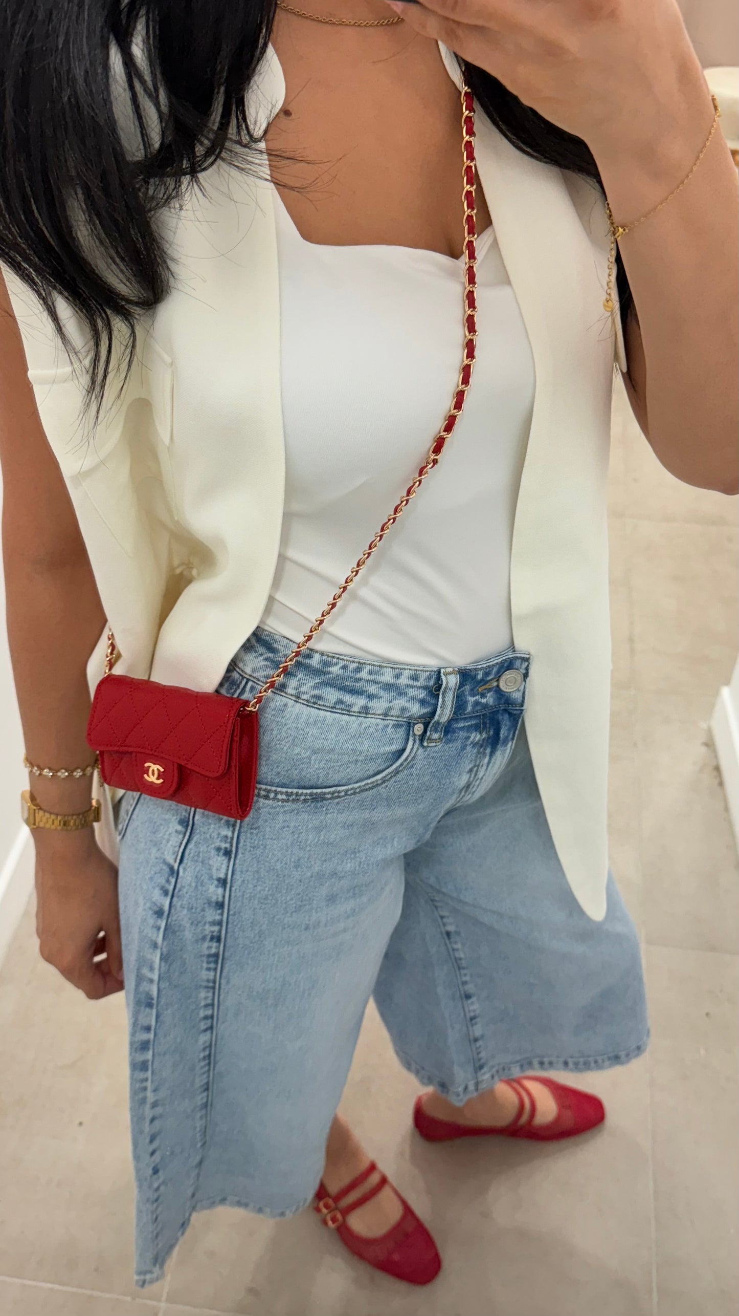 Bermuda jeans | Bleu