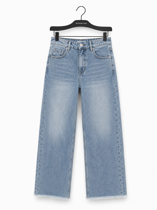 Jeans wide | Bleu
